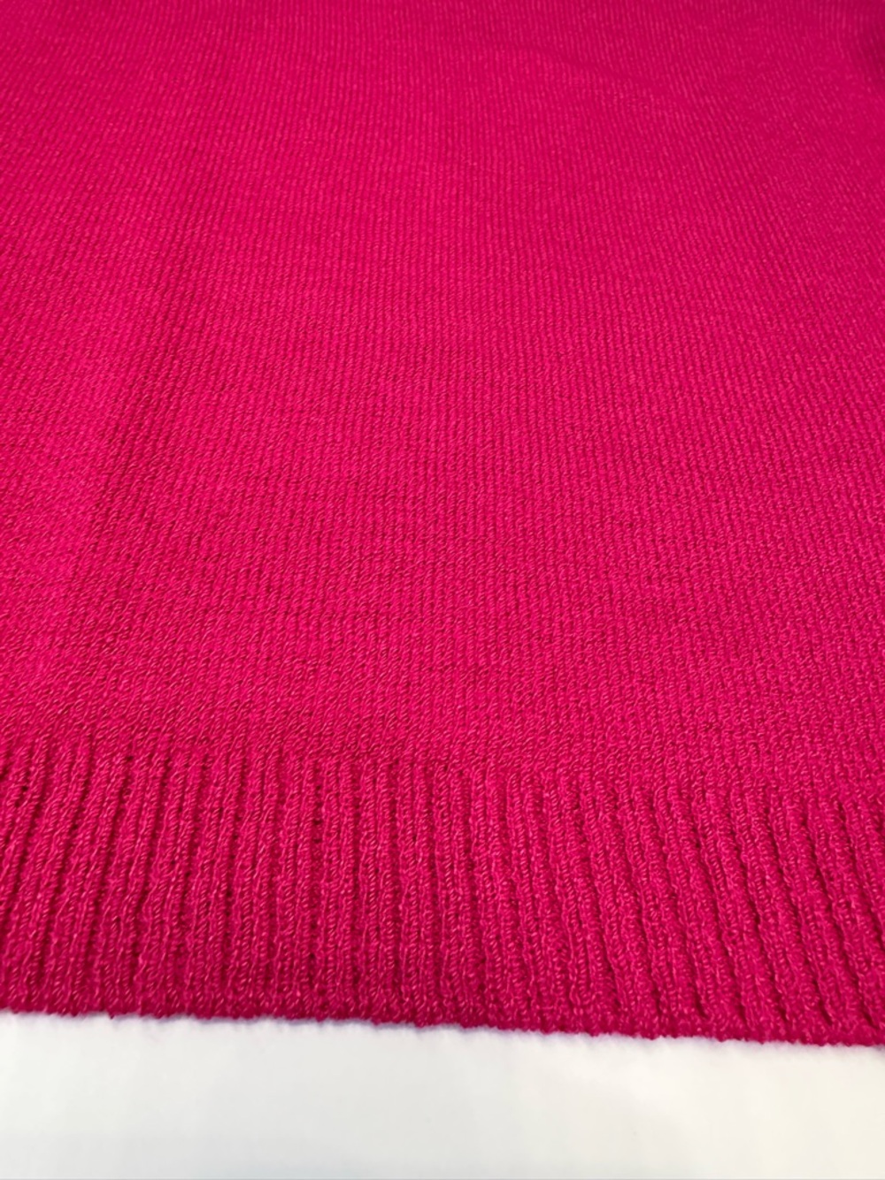 St John Sport Santana Knit Sweater Pink V-Neck 3/4 Sleeve Size S Luxury Classic - Picture 13 of 14